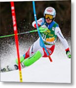 Audi Fis Alpine Ski World Cup - Women's Slalom #151 Metal Print