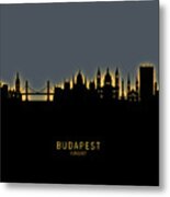 Budapest Hungary Skyline #16 Metal Print