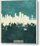 Sacramento California Skyline #16 Metal Print