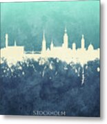 Stockholm Sweden Skyline #16 Metal Print