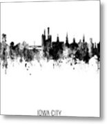 Iowa City Iowa Skyline #17 Metal Print