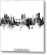 Scarborough England Skyline #17 Metal Print