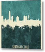 Santiago De Chile Skyline #18 Metal Print