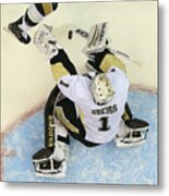 Pittsburgh Penguins V New York Islanders #185 Metal Print