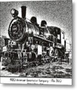 1920 American Locomotive No. 360 Metal Print