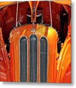 1948 Ford Anglia Grille And Engine Metal Print