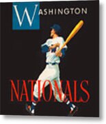 1952 Washington Nationals Baseball Art Metal Print