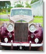 1956 Rolls Royce Silver Wraith X101 Metal Print