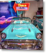 1957 Chevrolet Bel Air Convertible Metal Print