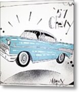 1957 Chevy Metal Print