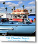 1960 Chevy Impala Metal Print