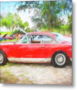 1961 Facel Vega Hk500 2 Door Coupe X101 Metal Print