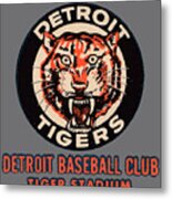 1963 Detroit Tigers Art Metal Print