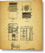 1964 Air Conditioner Patent Metal Print