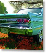 1964 Mercury Comet Cyclone In Poppy Meadow Metal Print