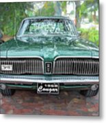 1968 Mercury Cougar X100 Metal Print