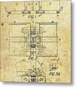 1968 Railway Car Patent Metal Print