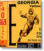 1974 Georgia Tech Vs. North Carolina Metal Print