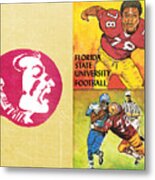 1975 Florida State Seminoles Football Metal Print
