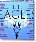 1980 Eagles Concert Ticket Tampa Stadium Metal Print