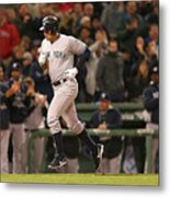 Alex Rodriguez And Willie Mays Metal Print