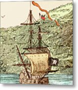 Blackbeard's Pirate Ship, Queen Anne's Revenge #2 Metal Print