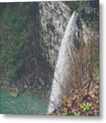 Cane Creek Falls On A Rainy Day #2 Metal Print