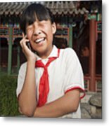 Chinese School Child #2 Metal Print