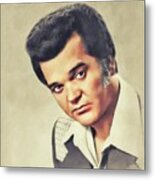 Conway Twitty, Country Legend #2 Metal Print