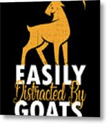 Gift Idea For Goat Farmers #2 Metal Print