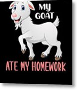 Goat Farmer Farm Goat Lover Gift #2 Metal Print