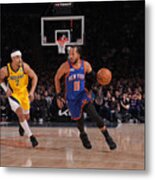 Indiana Pacers V New York Knicks #2 Metal Print
