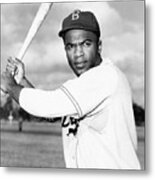 Jackie Robinson #2 Metal Print