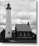 Lighthouse - Tawas Point Michigan #1 Metal Print