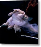 Nina Underwater For The Hydroflute Project Metal Print