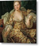 Portrait Of The Countess Of Vergennes In Turkish Attireontes Of Vergennes In Turkish Gown  #2 Metal Print