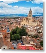 Segovia Cathedral Aerial View  #2 Metal Print