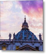 St. Peter's Square In Rome, Italy #2 Metal Print