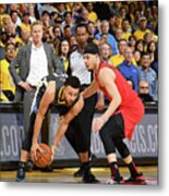 Stephen Curry And Seth Curry #2 Metal Print