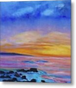 Sunset Beach Metal Print