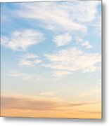 Sunset Sky Background Texture #2 Metal Print