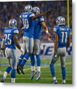 Tennessee Titans V Detroit Lions #2 Metal Print