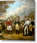 The Surrender Of General Burgoyne #3 Metal Print