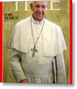 2013 Person Of The Year, Pope Francis Metal Print