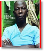 2014 Person Of The Year - The Ebola Fighters, Foday Gallah Metal Print