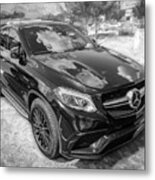 2018 Black Mercedes-benz Gle Amg 63 S Coupe X102 Metal Print