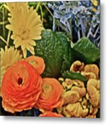 2020 Daisies, Buttercups And Pocketbook Flower Metal Print