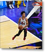 2021 Nba All-star - At&t Slam Dunk Contest Metal Print