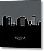 Norfolk Virginia Skyline #23 Metal Print