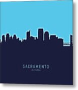 Sacramento California Skyline #23 Metal Print